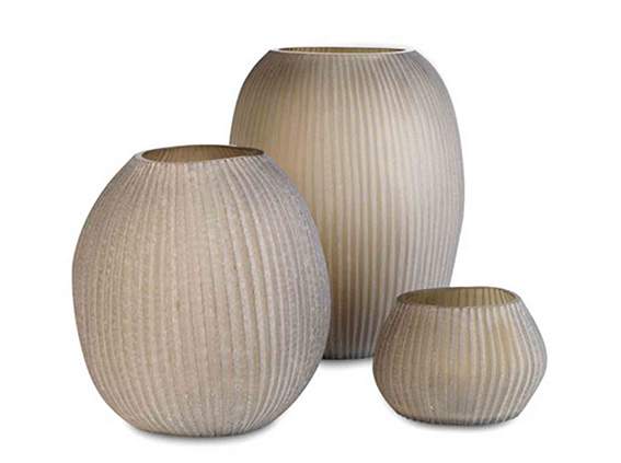 Guaxs Nagaa Vasen und Teelichthalter smokegrey