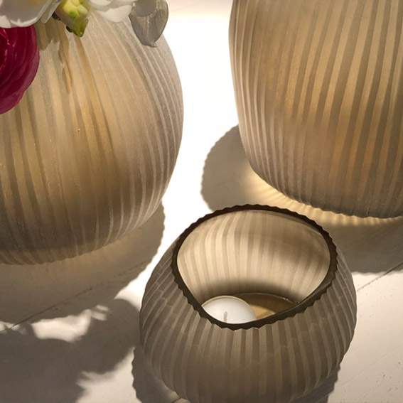 Nagaa Vasen und Teelichthalter smokegrey - Vase L