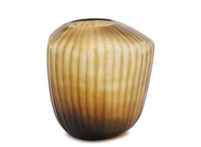 Simius Vasen butter/brown - Vase rund