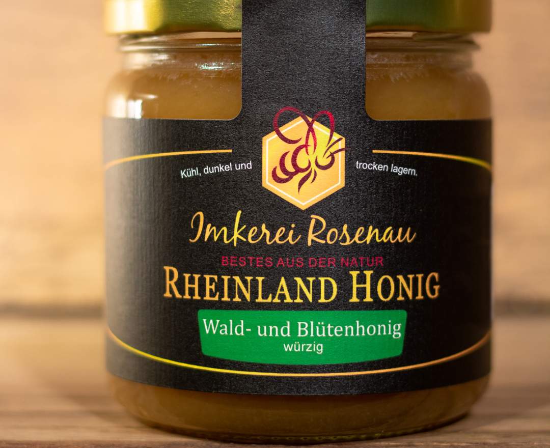 Rheinland Honig Wald- und Blütenhonig cremig 500 g