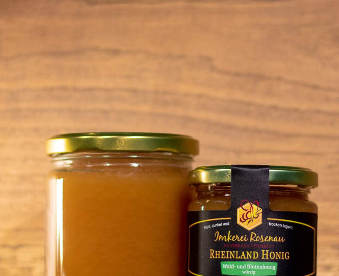 Rheinland Honig - Wald- und Blütenhonig cremig 500 g