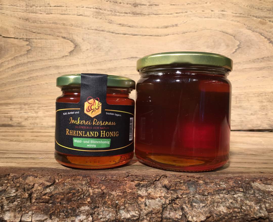 Rheinland Honig - Wald- und Blütenhonig flüssig 500 g
