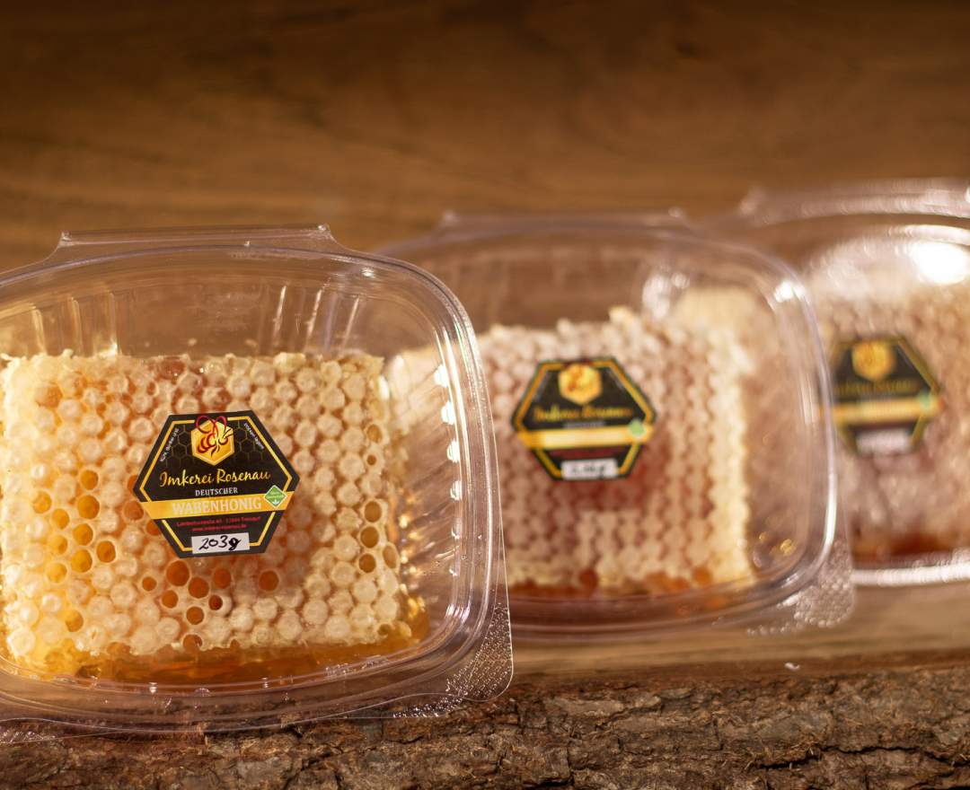 Rheinland Honig Wabenhonig 250 g
