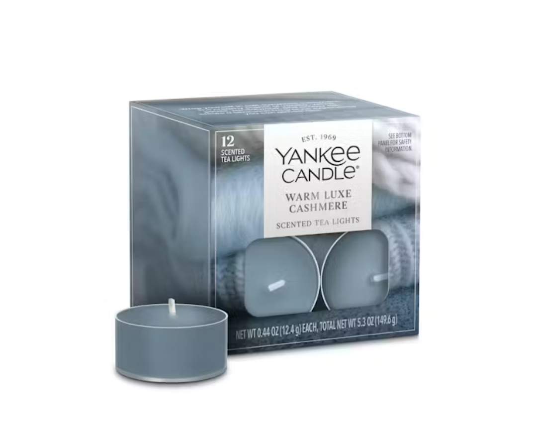 Yankee Candle Warm Luxe Cashmere Teelichter 12 Stück