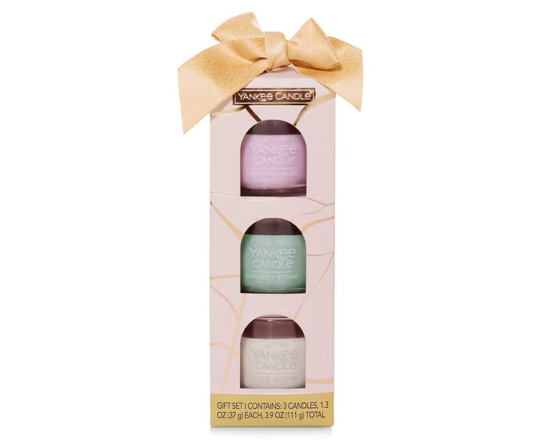 Yankee Candle Little Luxuries Geschenkset 3 x Mini Glas