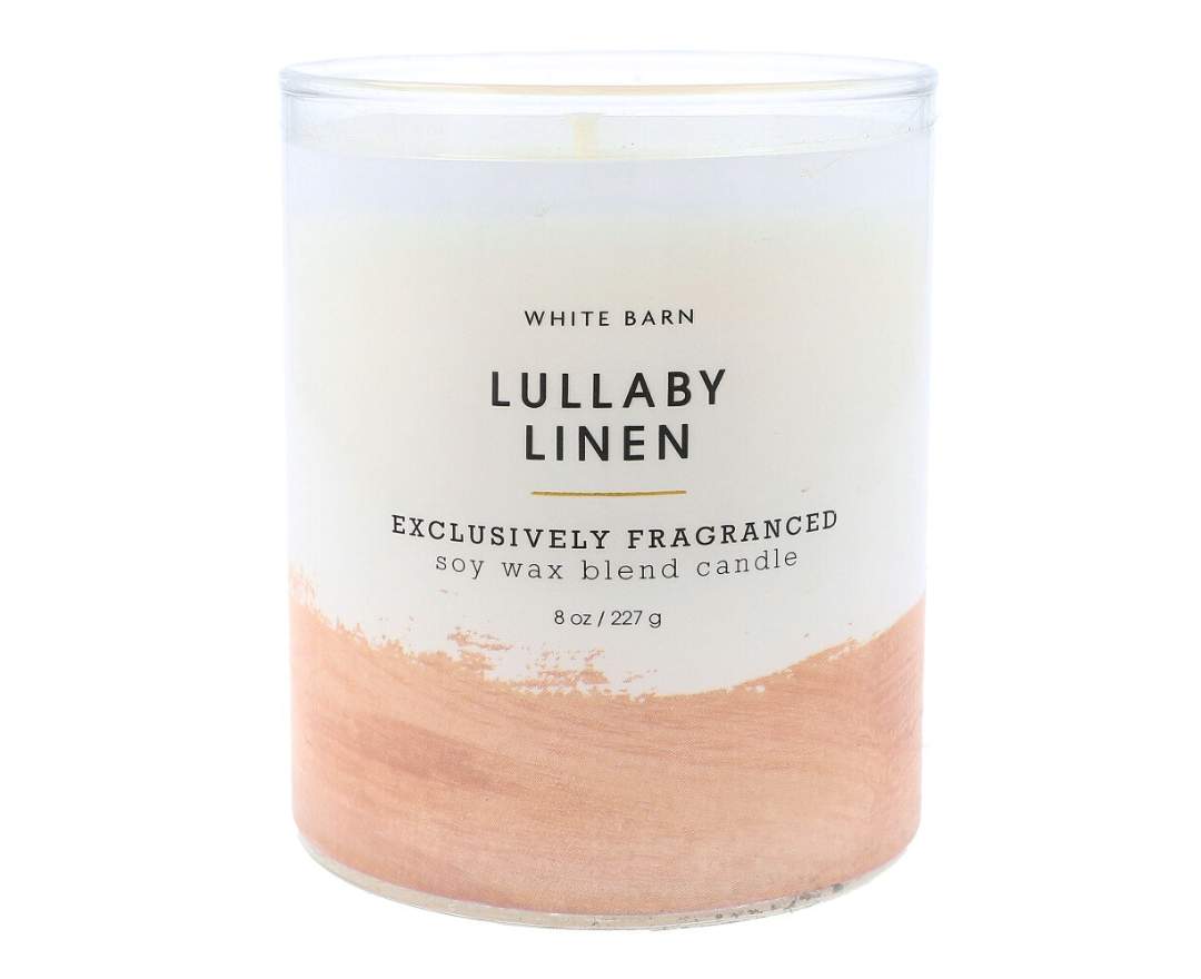 Bath & Body Works Lullaby Linen 1-Docht-Kerze 227g