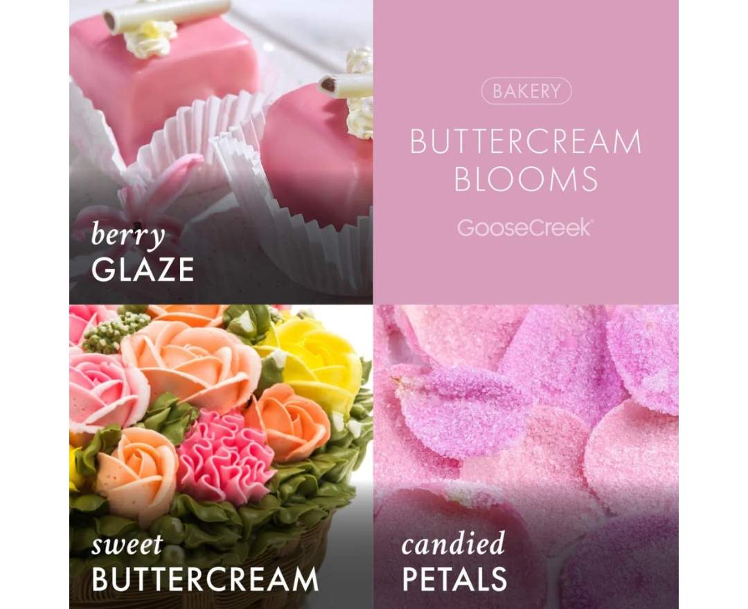 Goose Creek - Buttercream Blooms 3-Docht-Kerze 411g