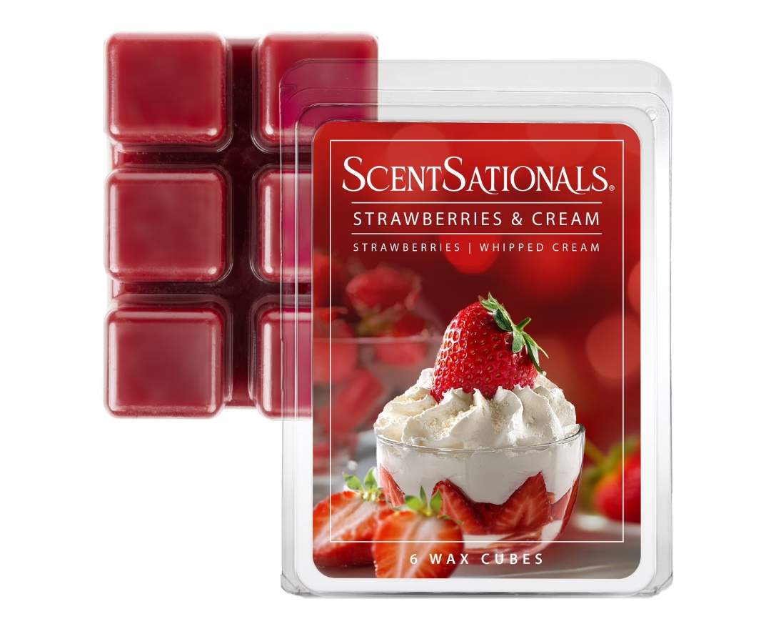 ScentSationals Strawberries & Cream Wachsmelt 70,9g