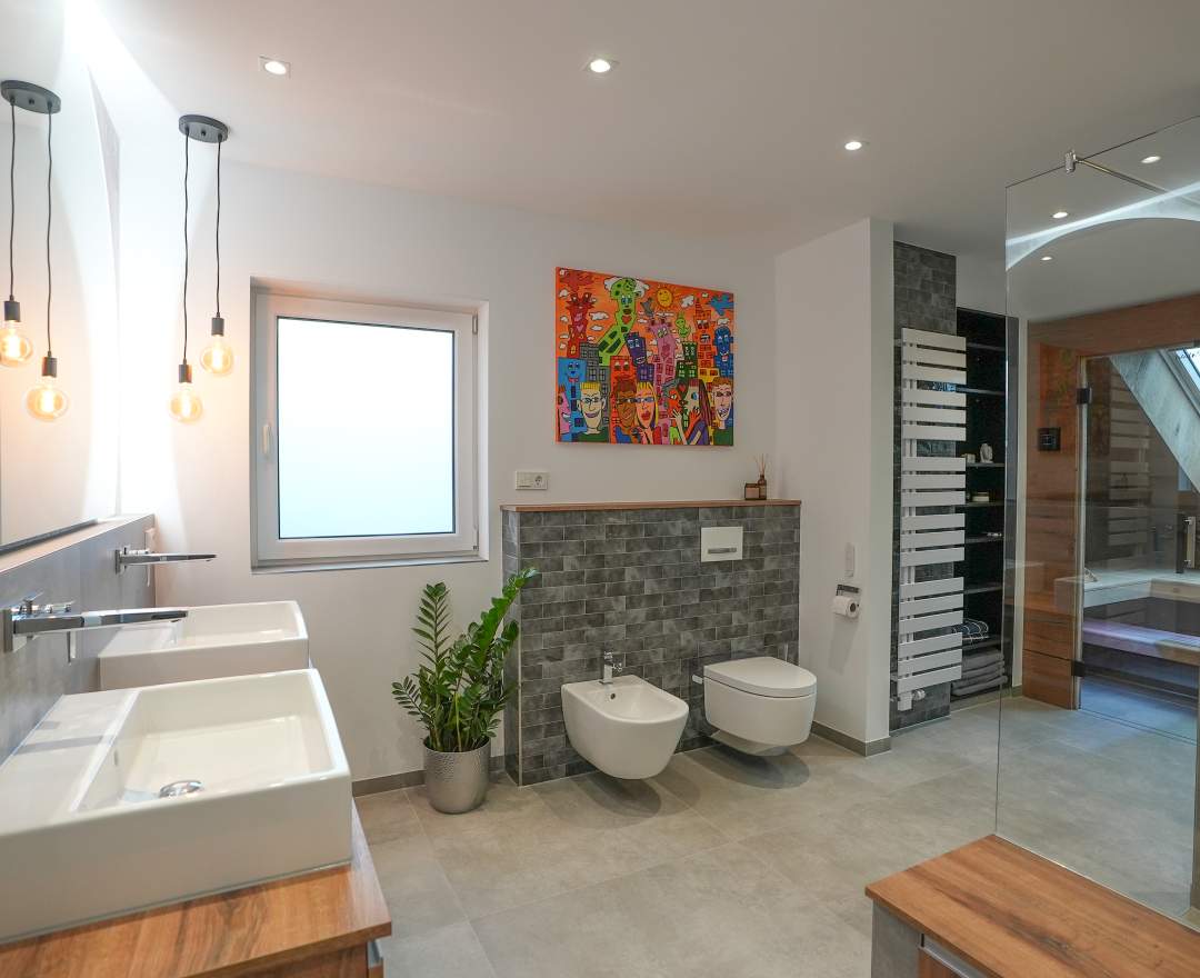Bagno Badstudio Masterbad mit Sauna