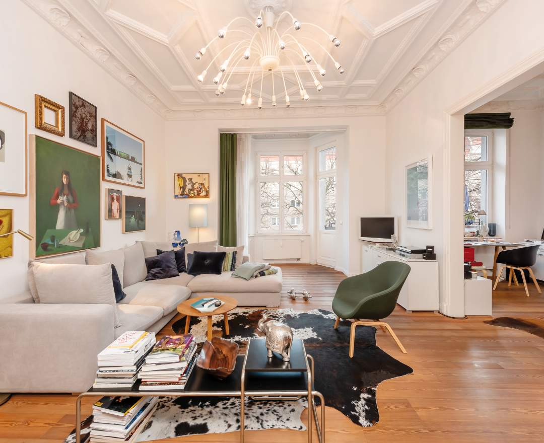 BSK Immobilien GmbH - Exklusive 3-Zimmer-Altbauwohnung mit Top-Ausstattung in Mitte