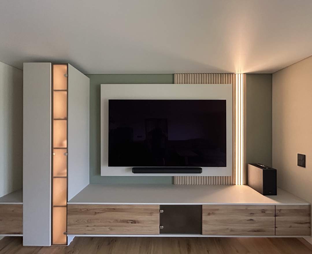 Holz und formen Huber Das Wohnzimmer TV Schrank