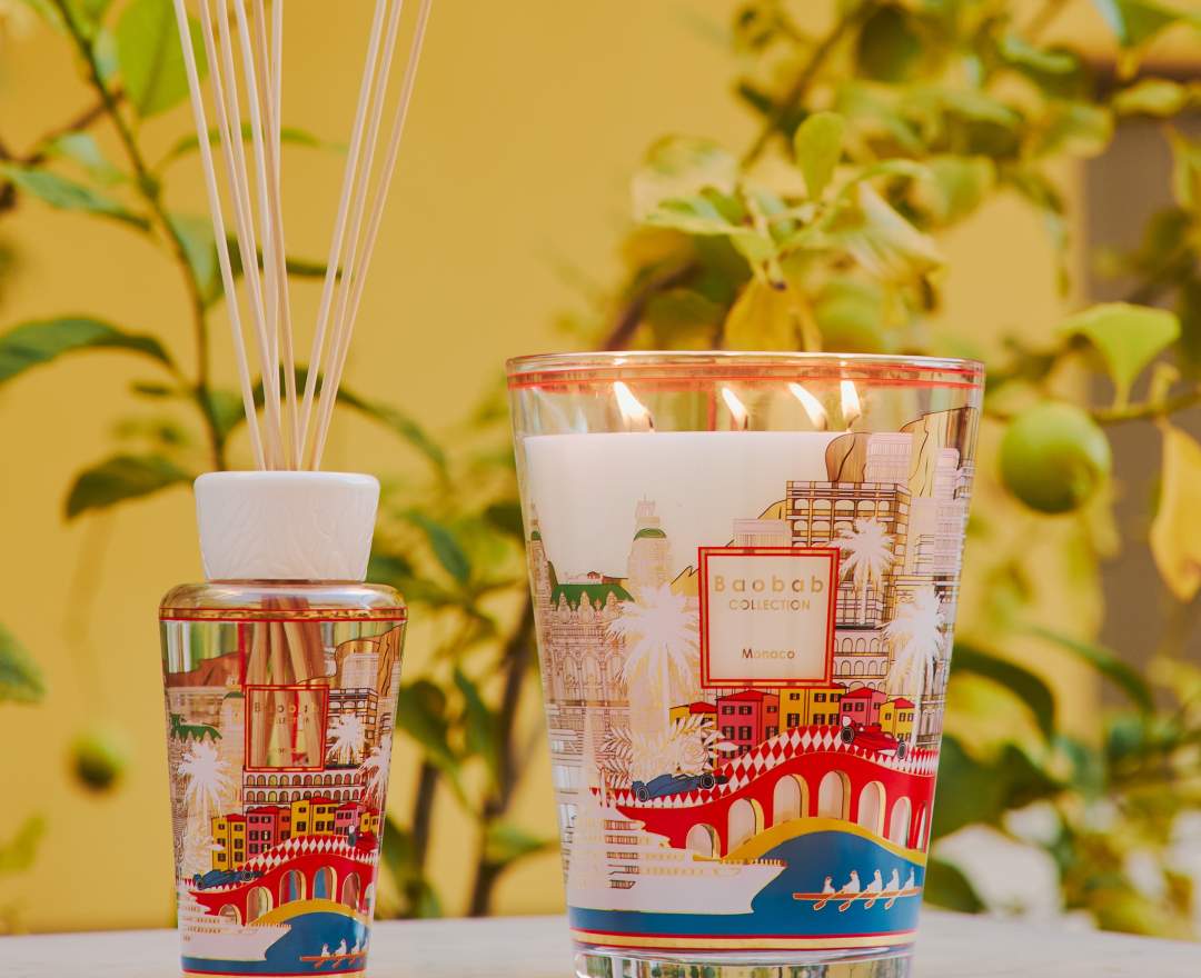 Baobab Collection - Duftkerze 'Monaco' in Geschenkbox LIMITED EDI>TION - MAX 10 cm