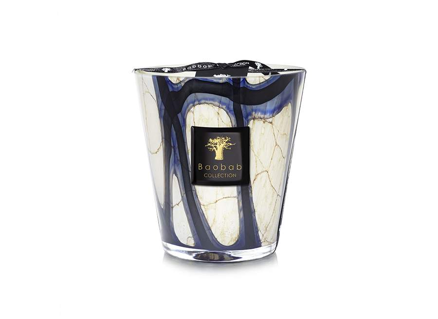 Duftkerze 'Stones Lazuli' in Geschenkbox - MAX 16 cm