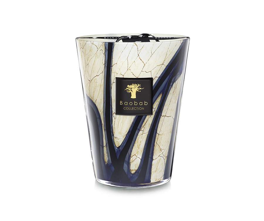 Duftkerze 'Stones Lazuli' in Geschenkbox - MAX 24 cm