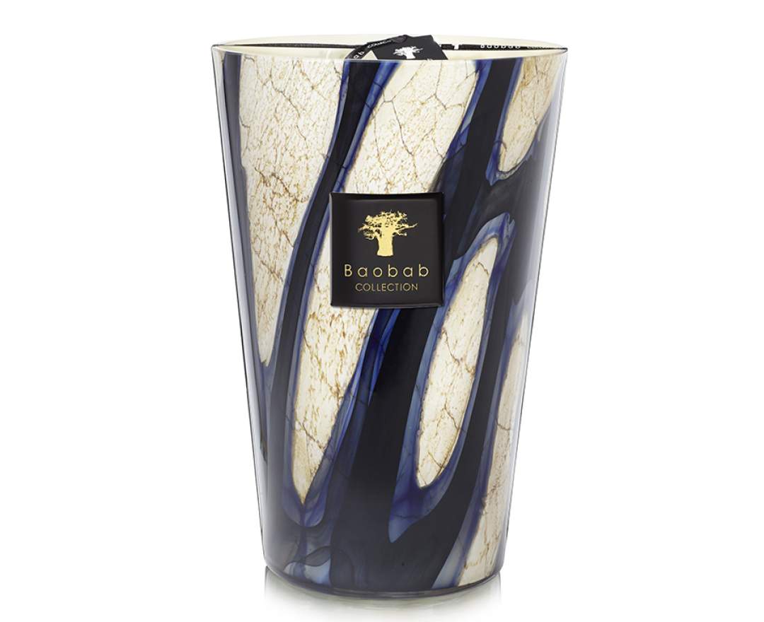 Duftkerze 'Stones Lazuli' in Geschenkbox - MAX 35 cm