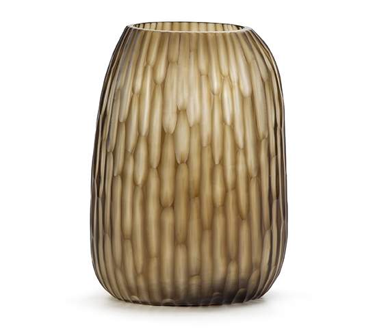 Clemente Vasen und Schale smokegrey / dark smokegrey - Vase hoch