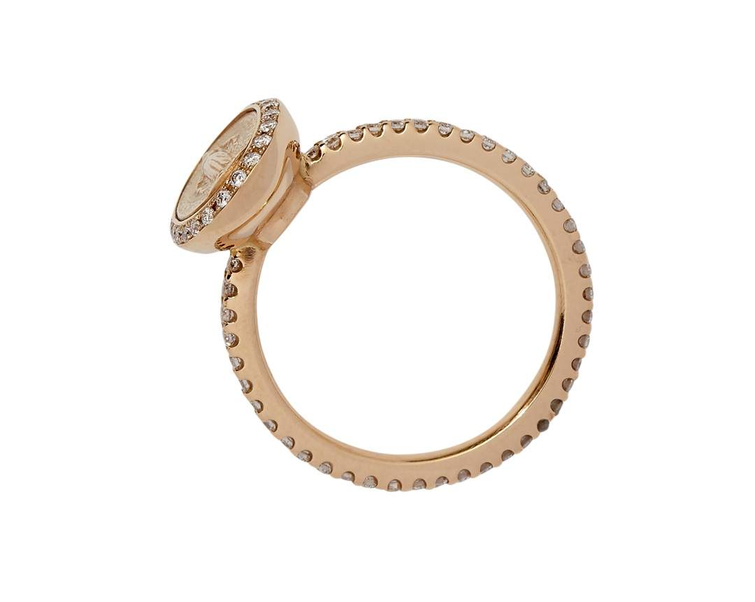 SÉVIGNÉ - MADONNA RING N°1 Roségold, Brillanten