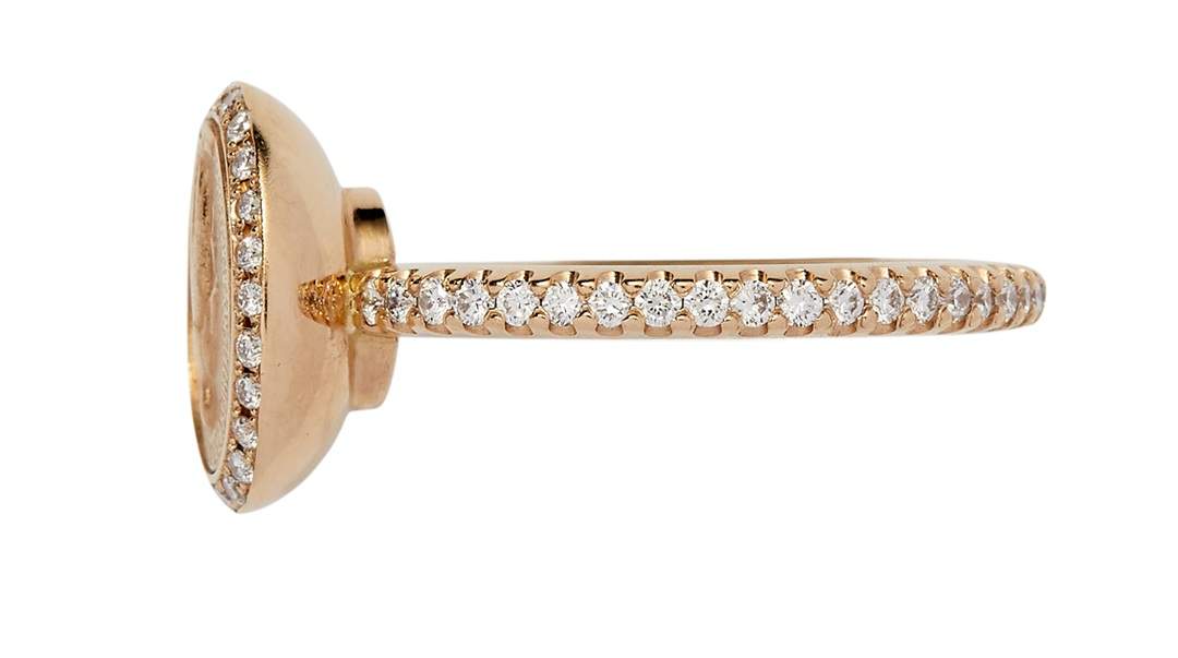 SÉVIGNÉ - MADONNA RING N°1 Roségold, Brillanten