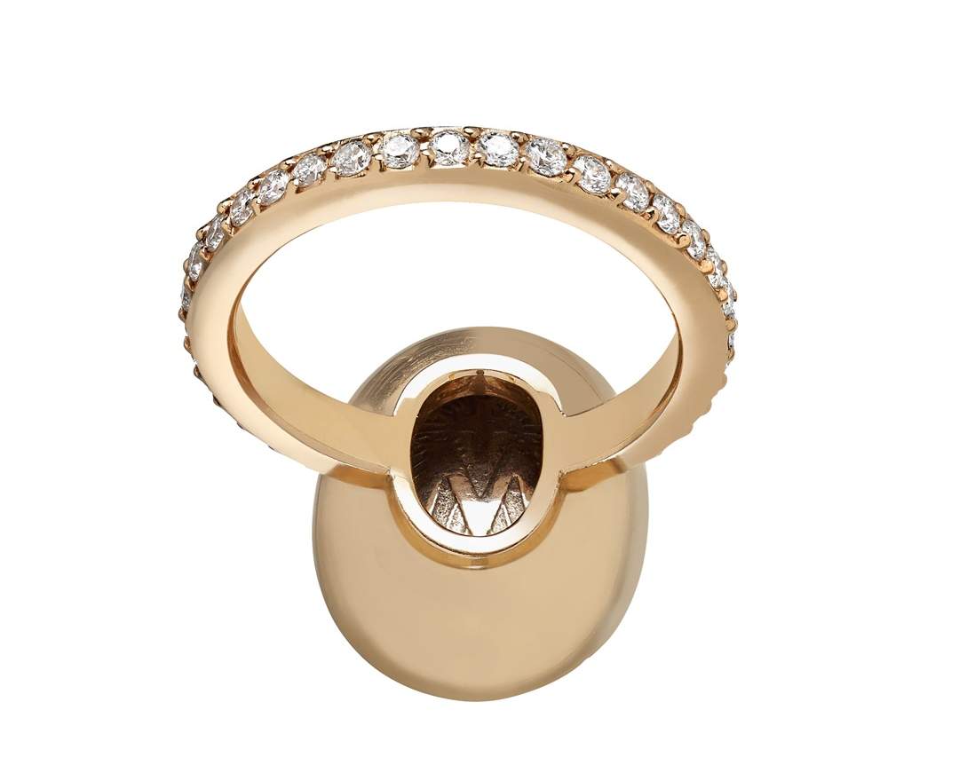 SÉVIGNÉ - MADONNA RING N°1-2 Roségold, Weissgold, Brillanten