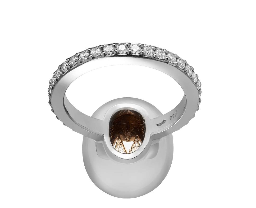 SÉVIGNÉ - MADONNA RING N°1-2 Weissgold, Roségold, Brillanten