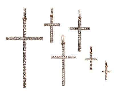 SÉVIGNÉ - KREUZ ANHÄNGER N°1 Weissgold, Brillanten