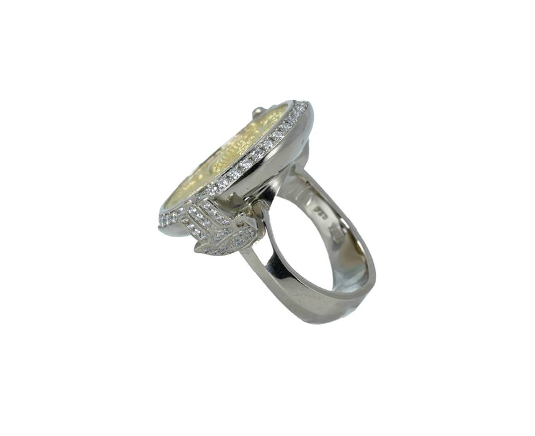 SÉVIGNÉ - SCHEKEL RING Weissgold, Gelbgold, Brillanten