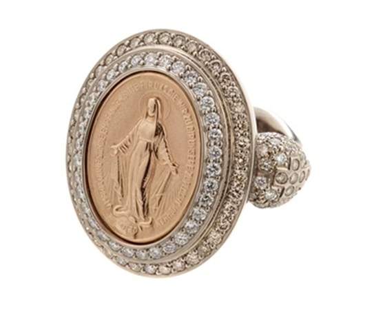 SÉVIGNÉ MADONNA RING N°3 Gelbgold, Roségold, Brillanten