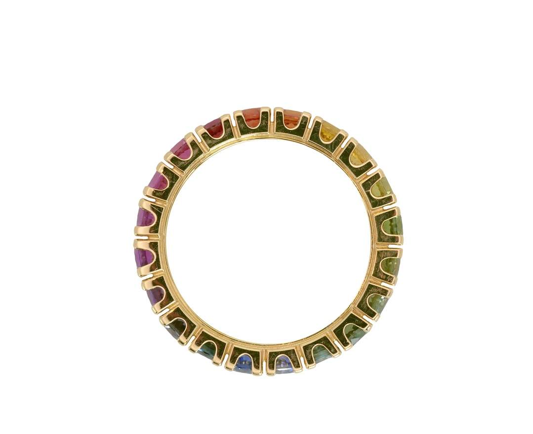 SÉVIGNÉ - MEMOIRE RING Gelbgold, Saphire