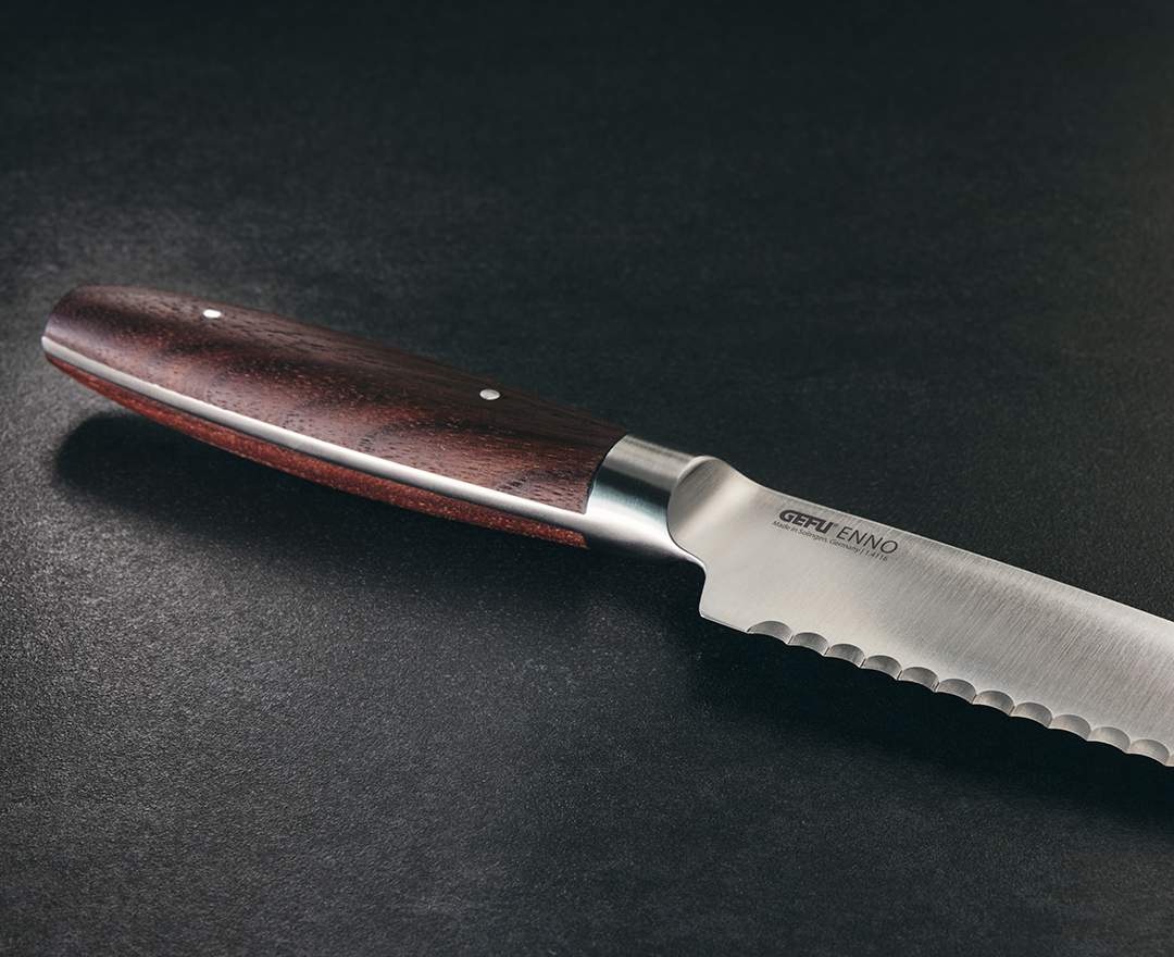 GEFU - Brotmesser ENNO, 21 cm Wellenschliff