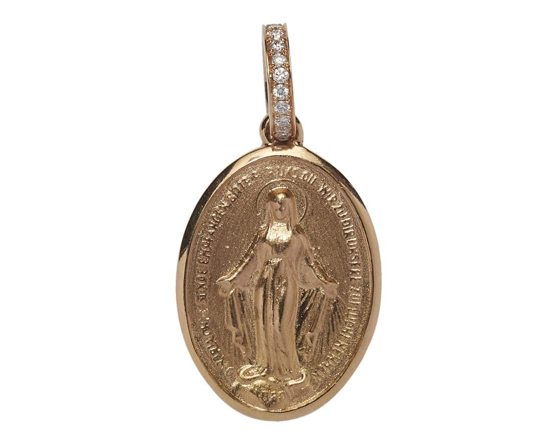 SÉVIGNÉ MADONNA ANHÄNGER N°3 Gelbgold, Brillanten