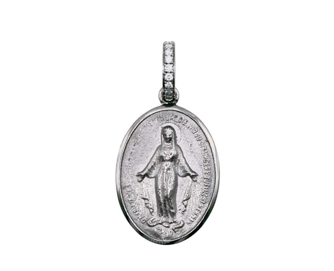 SÉVIGNÉ MADONNA ANHÄNGER N°3 Weissgold, Brillanten