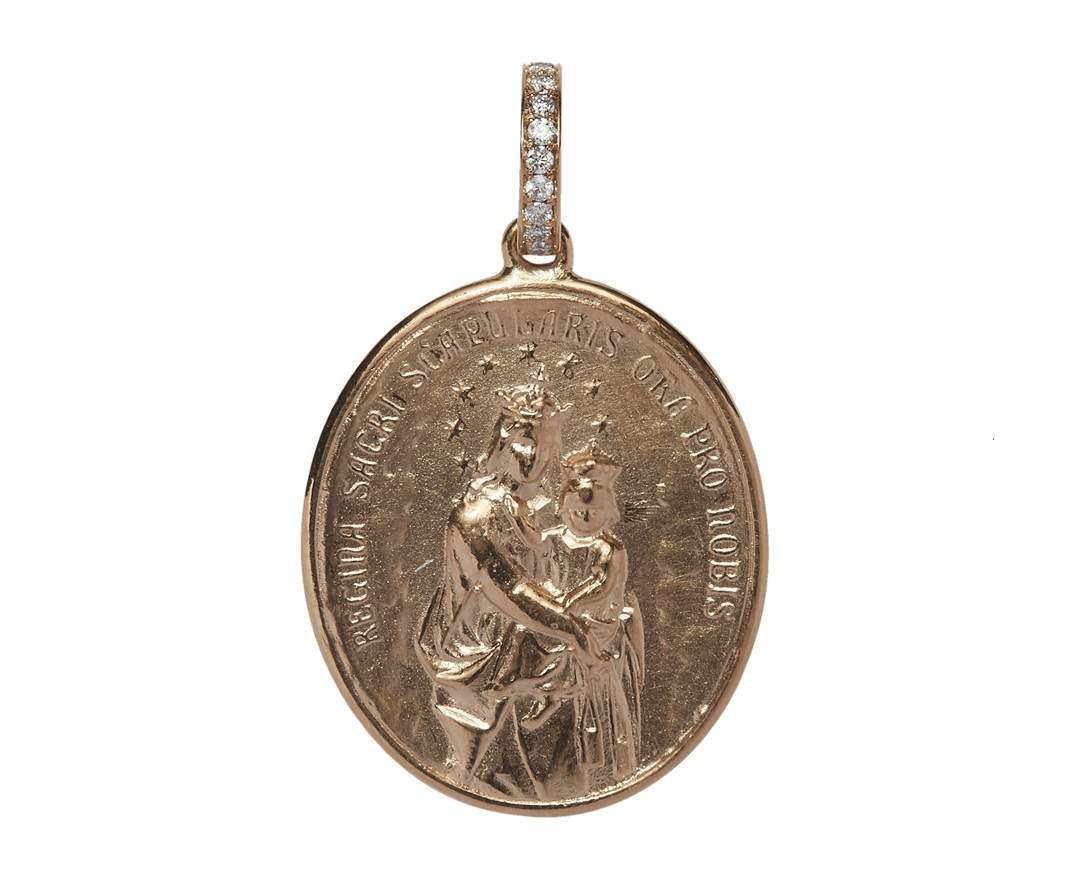 SÉVIGNÉ MADONNA ANHÄNGER N°4 Gelbgold, Brillanten