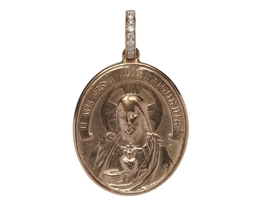 SÉVIGNÉ - MADONNA ANHÄNGER N°4 Gelbgold, Brillanten