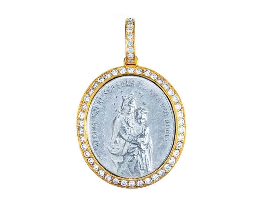 SÉVIGNÉ MADONNA ANHÄNGER N°4 Weissgold, Gelbgold und Brillanten