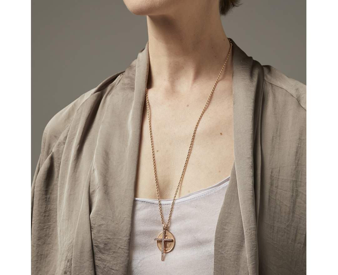 SÉVIGNÉ - MADONNA ANHÄNGER N°5 Roségold, Brillanten