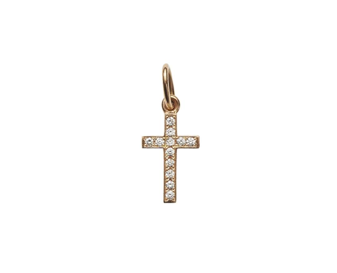 SÉVIGNÉ KREUZ ANHÄNGER N°1 Gelbgold, Brillanten