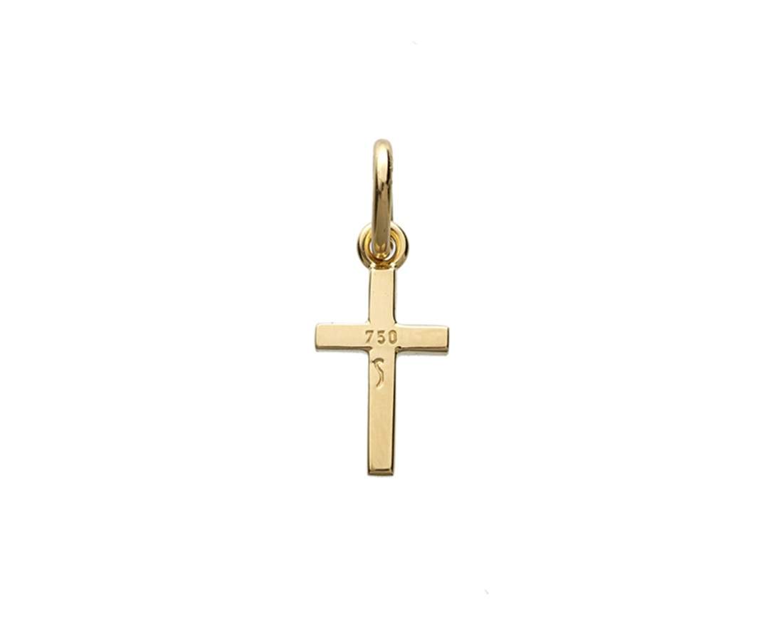 SÉVIGNÉ - KREUZ ANHÄNGER N°1 Gelbgold, Brillanten
