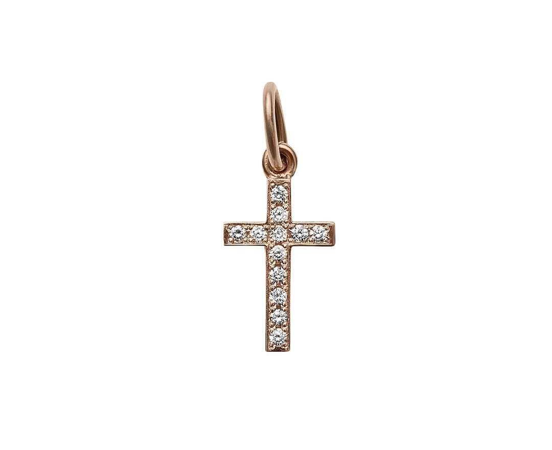 SÉVIGNÉ KREUZ ANHÄNGER N°1 Roségold, Brillanten