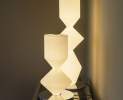 Mogg - Stehlampe Costantina Opal – Skulpturale Luxus-Leuchte mit opalem Glasdiffusor für stimmungsvolles Ambiente Thumbnail