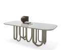 Mogg - Esstisch Medusa – Skulpturaler Luxus-Designertisch mit organisch geschwungener Basis Thumbnail