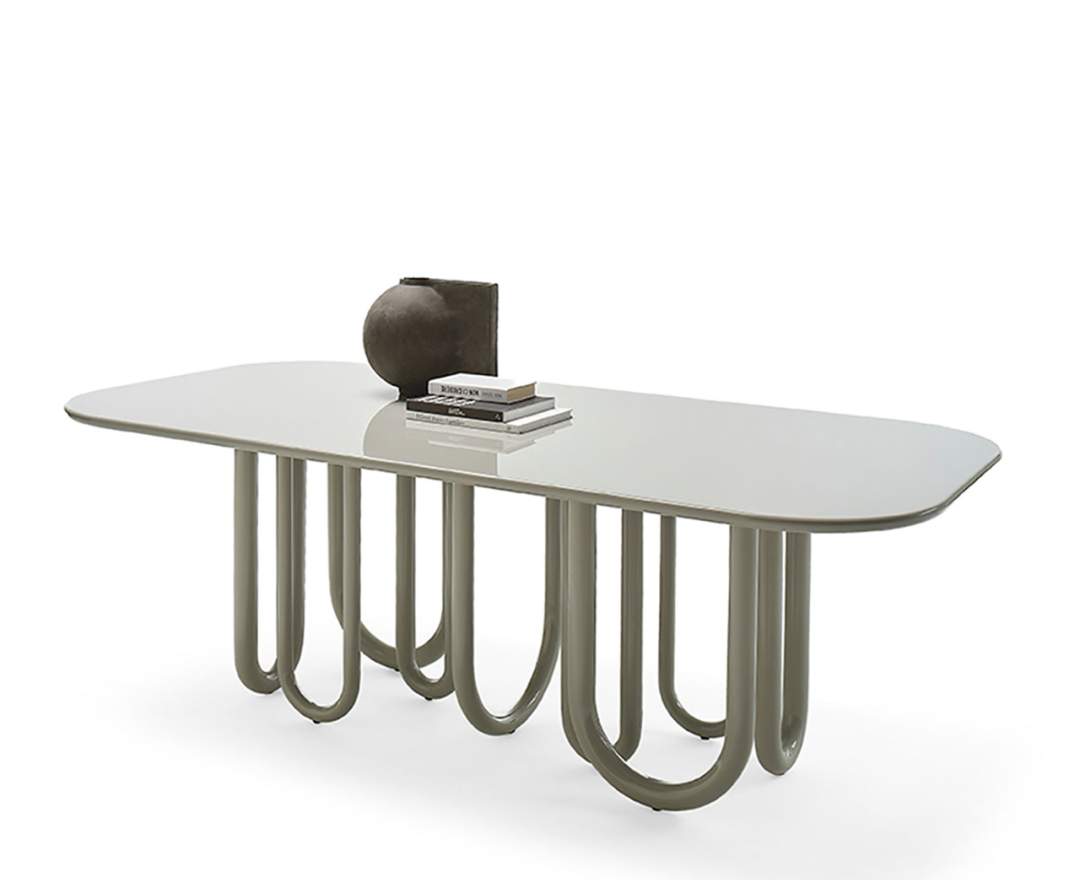 Mogg - Esstisch Medusa – Skulpturaler Luxus-Designertisch mit organisch geschwungener Basis