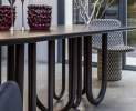 Mogg - Esstisch Medusa – Skulpturaler Luxus-Designertisch mit organisch geschwungener Basis Thumbnail