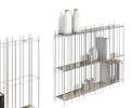 Mogg - Metrica Regal – Minimalistisches Luxus-Metallregal mit rhythmischer Geometrie Thumbnail