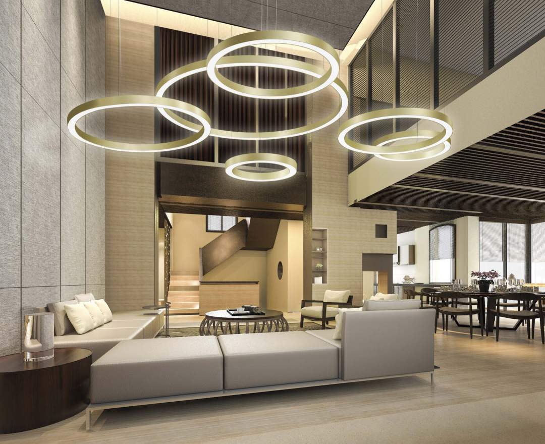Marchetti Deckenlampe Maestri di Luce Rim – Elegante Luxus-Ringbeleuchtung und minimalistische Design-Pendelleuchte