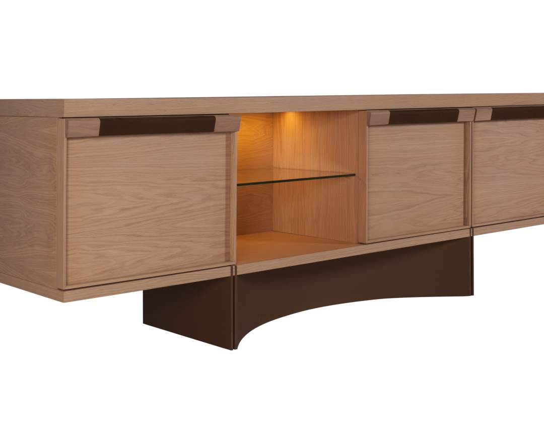 AL2 - Eterna A 003 Sideboard – Luxuriöse Design-Anrichte mit meisterhafter Holz-Handwerkskunst