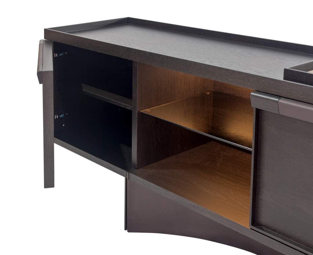 AL2 - Eterna A 003 Sideboard – Luxuriöse Design-Anrichte mit meisterhafter Holz-Handwerkskunst