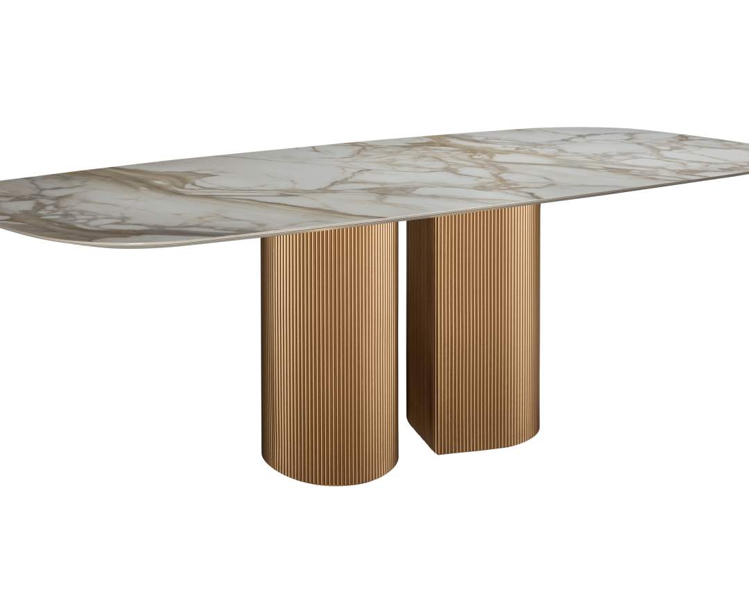 AL2 Dakry B 001 Esstisch – Organische Eleganz und skulpturales Design für luxuriöse Dining-Bereiche