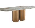 AL2 - Dakry B 001 Esstisch – Organische Eleganz und skulpturales Design für luxuriöse Dining-Bereiche Thumbnail