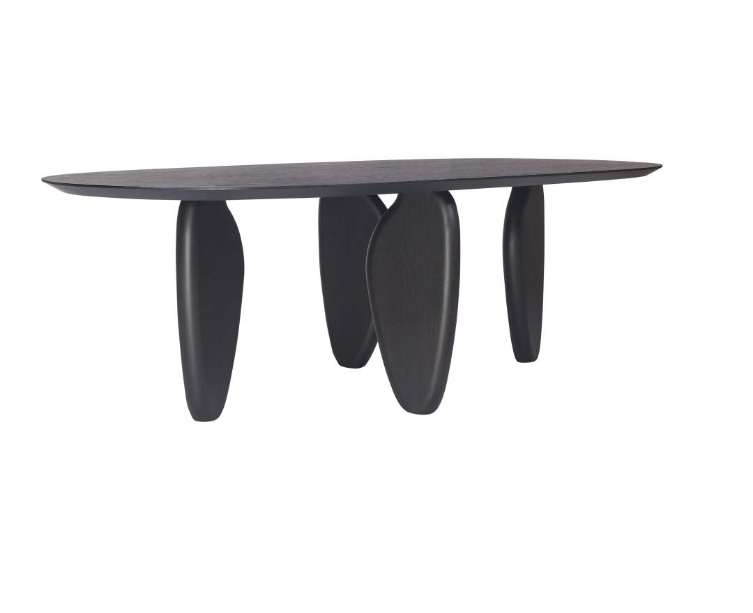 AL2 Echo C-001 Esstisch – Luxuriöser Designertisch mit rhythmischer Eleganz und architektonischer Symmetrie