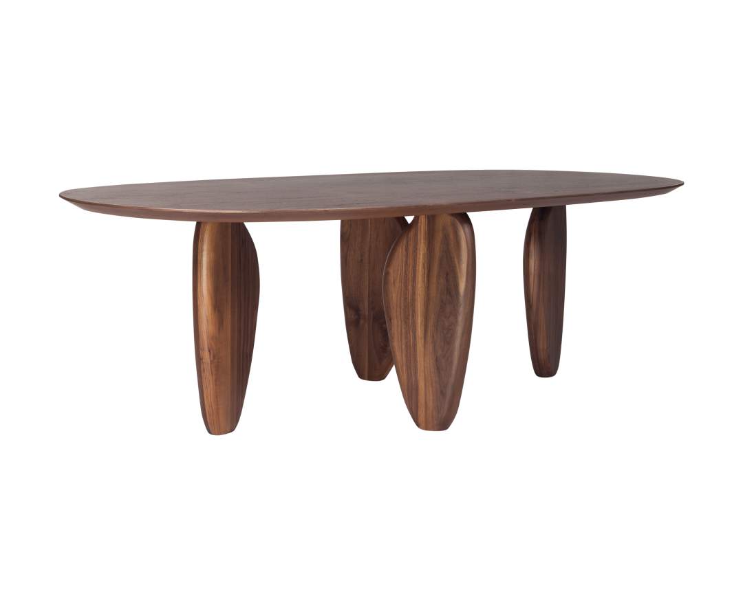 AL2 - Echo C-001 Esstisch – Luxuriöser Designertisch mit rhythmischer Eleganz und architektonischer Symmetrie